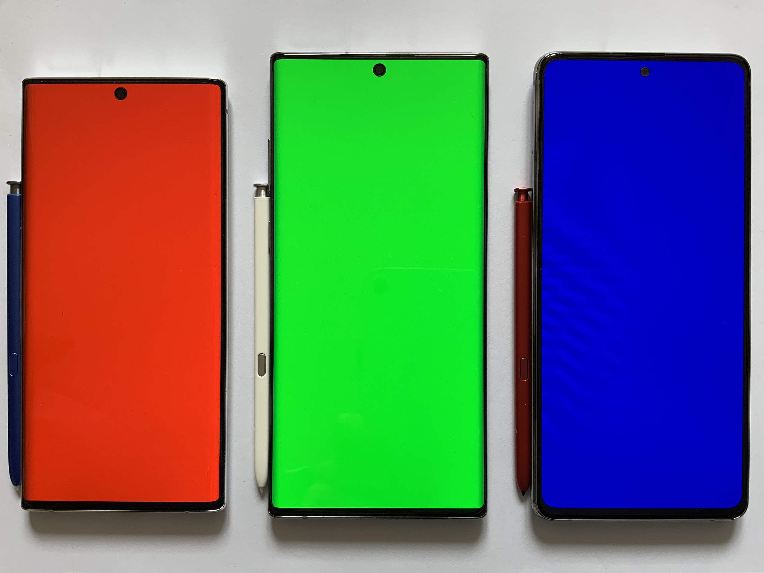 Samsungi Galaxy Note RGB