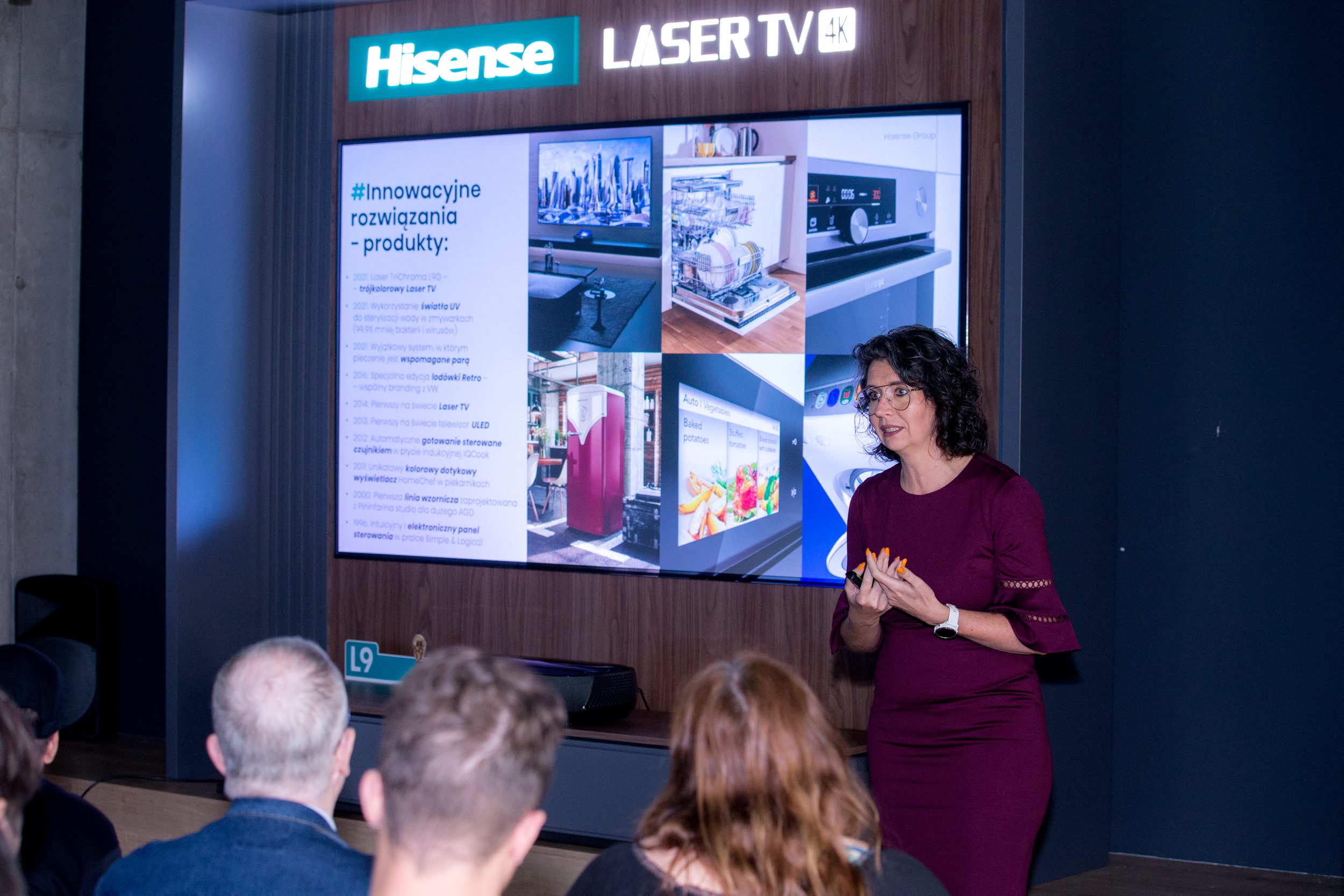 LASER TV - konferencja prasowa Hisense