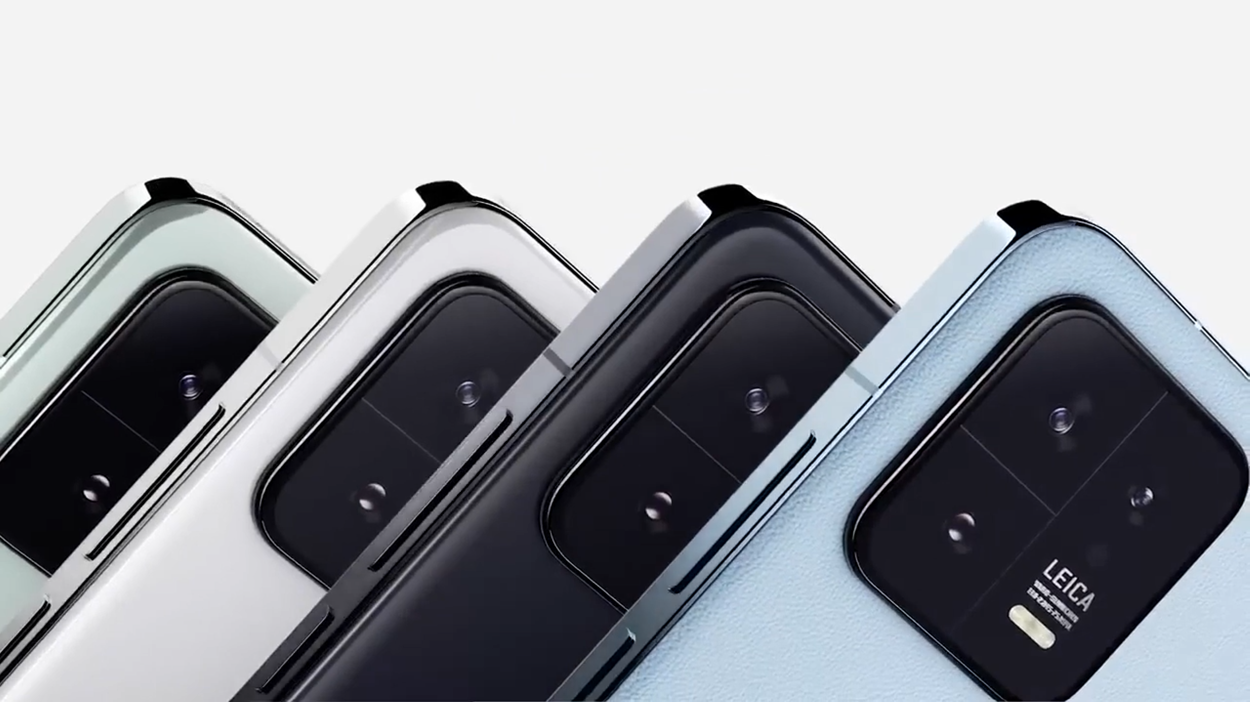 4 modele Xiaomi 13 obok siebie