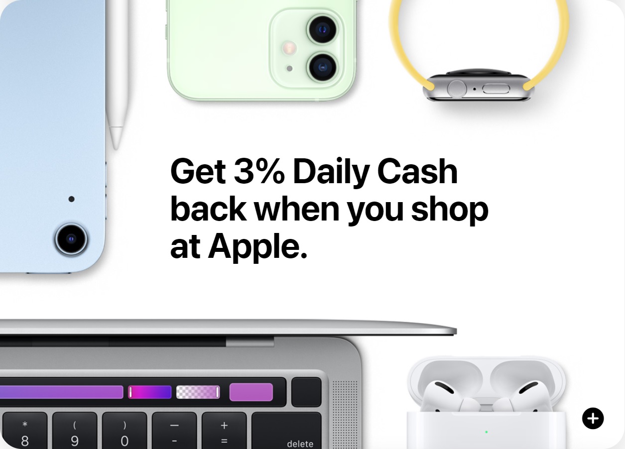 Apple Card 3% cashbacku