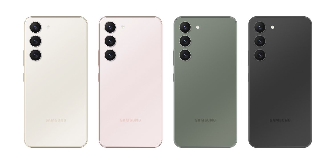 render modeli Samsung Galaxy S23 plecki 