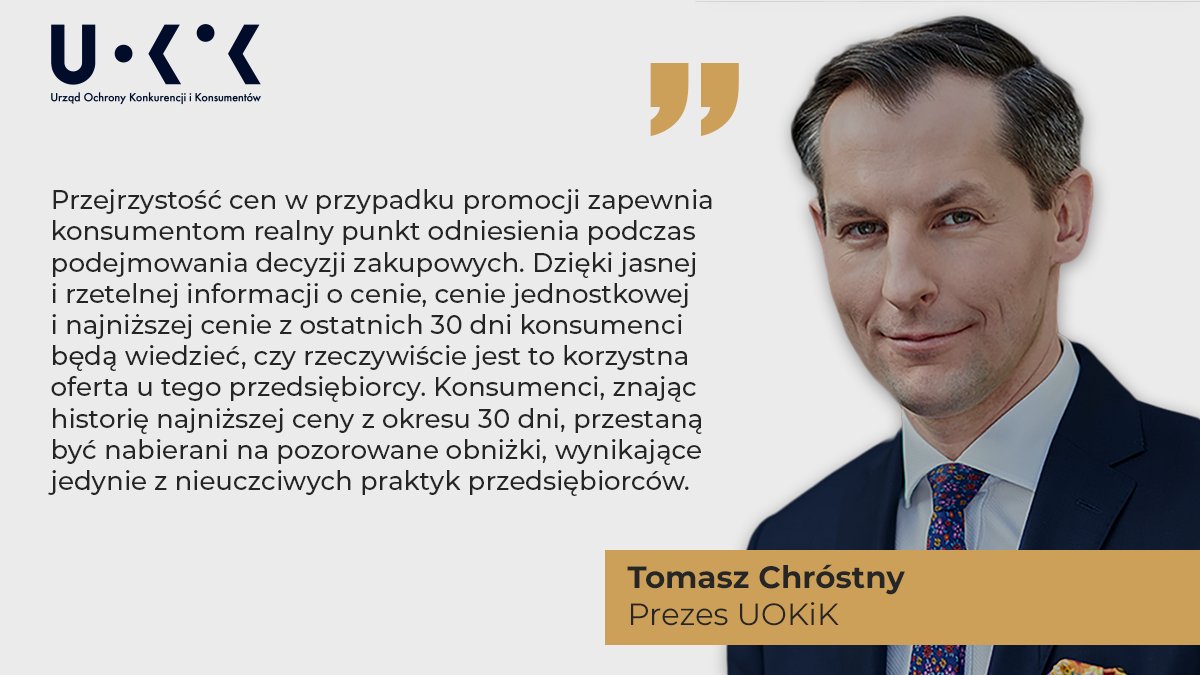 Omnibus: Tomasz Chróstny, prezes UOKiK
