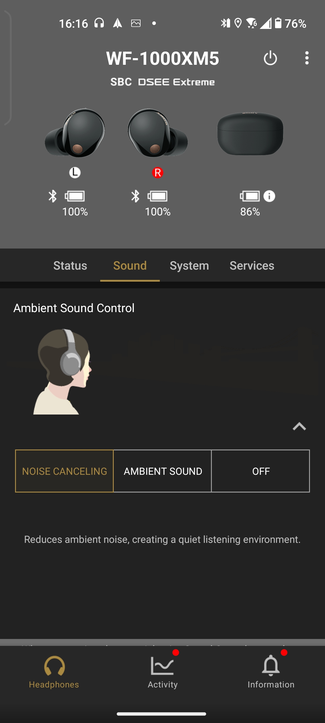 Aplikacja Sony Headphone Connect
