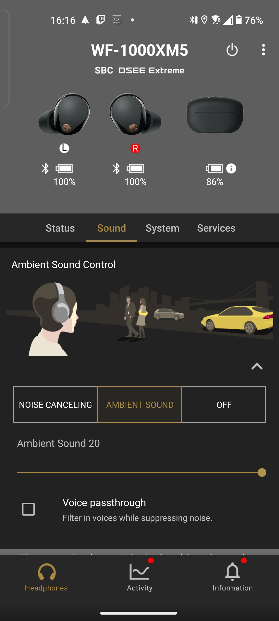 Aplikacja Sony Headphone Connect