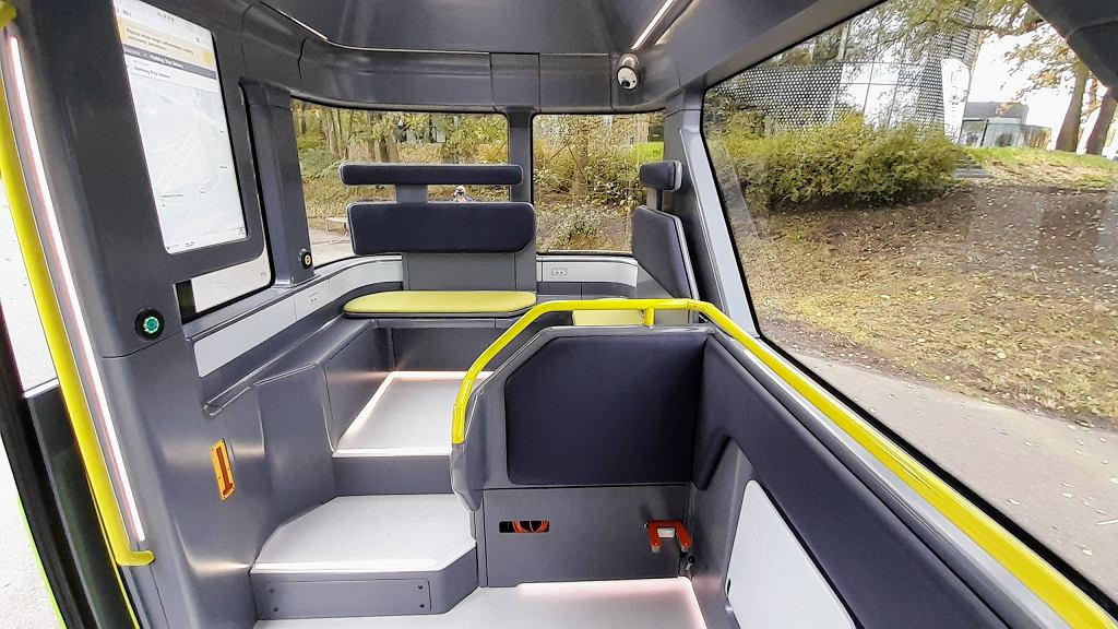 autonomiczny bus BB-1 - wnętrze