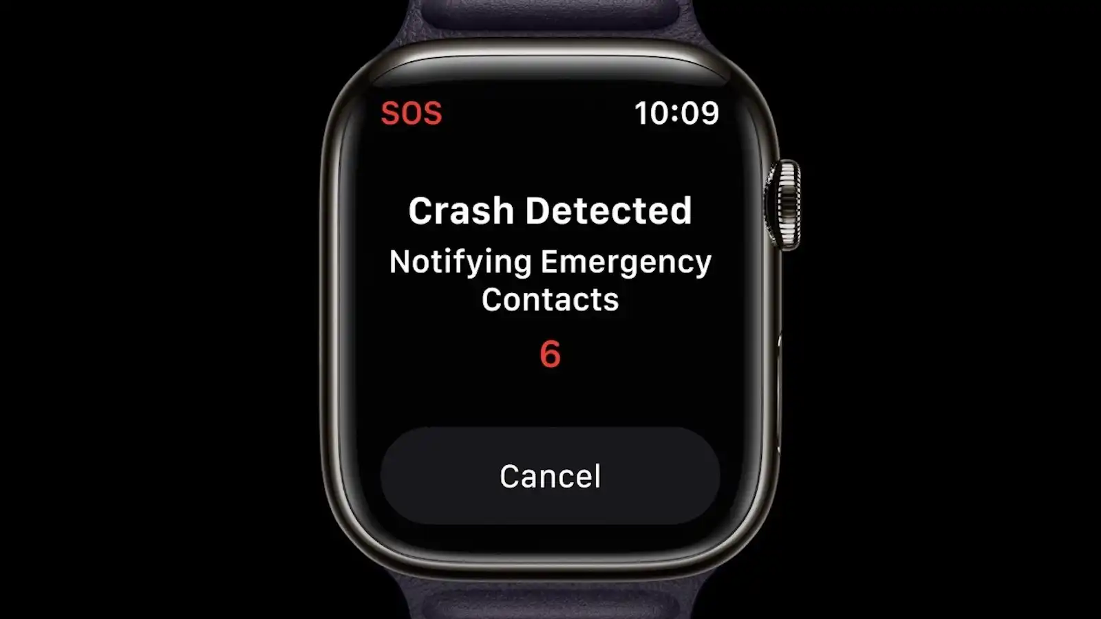 Apple Watch - połączenie alarmowe
