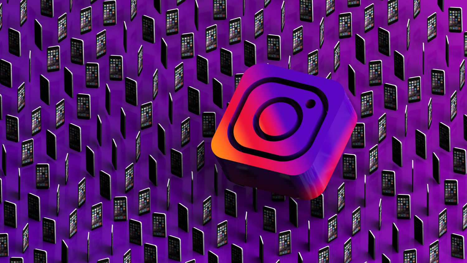 Logo Instagrama w 3D