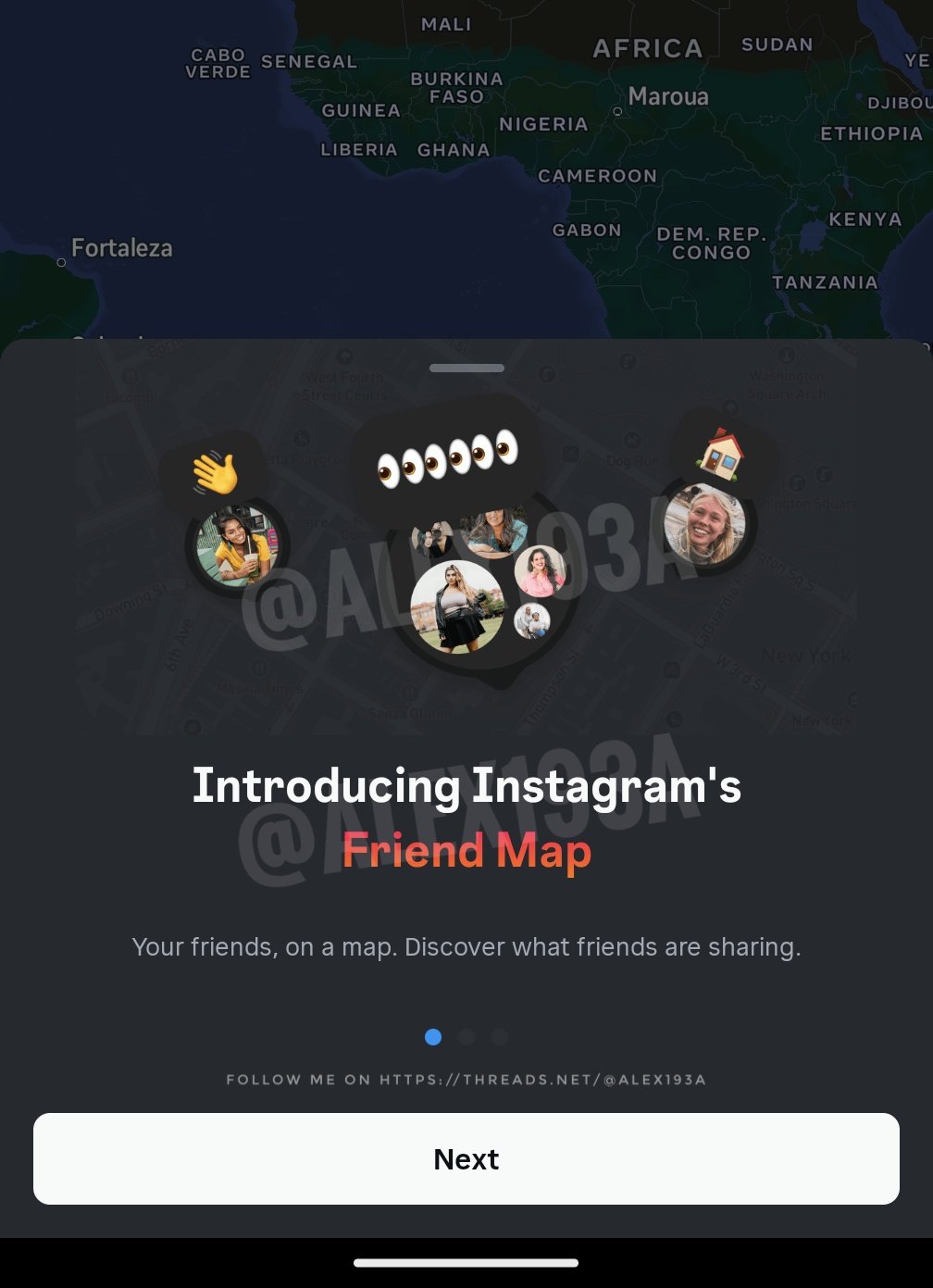 Instagram - Mapa Znajomych