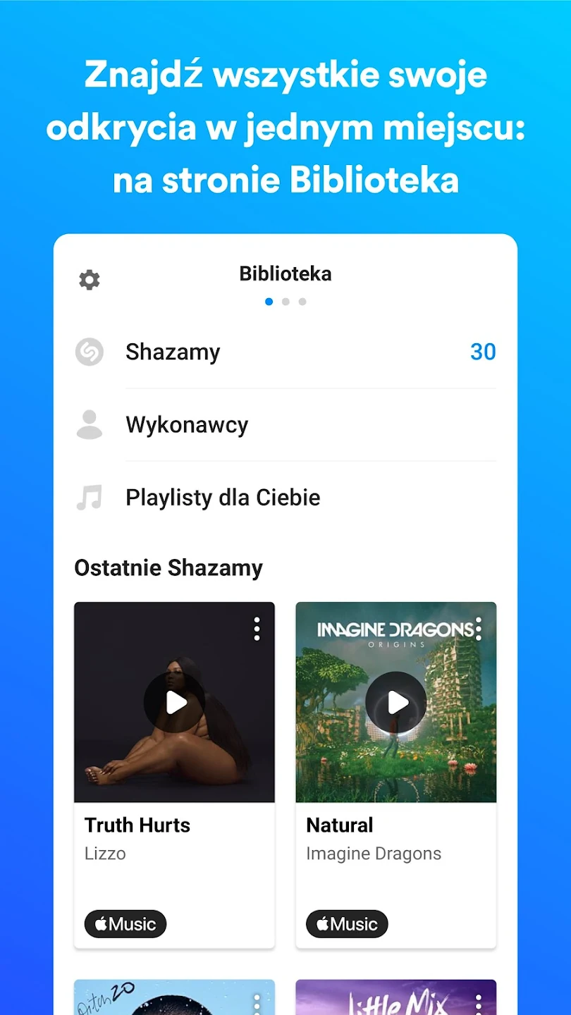 aplikacje do rozpoznawania muzyki - Shazam