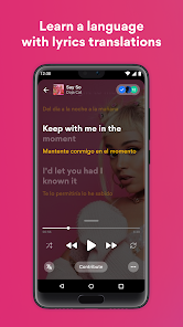 aplikacje do rozpoznawania muzyki - Musixmatch