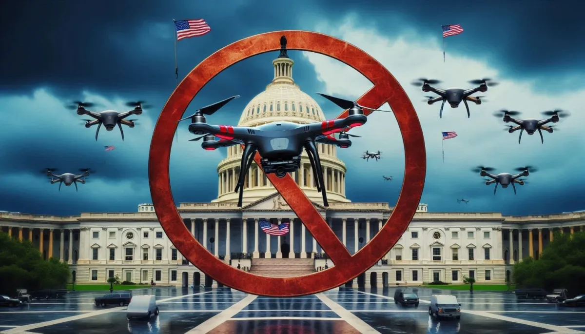 drony DJI a ban w USA
