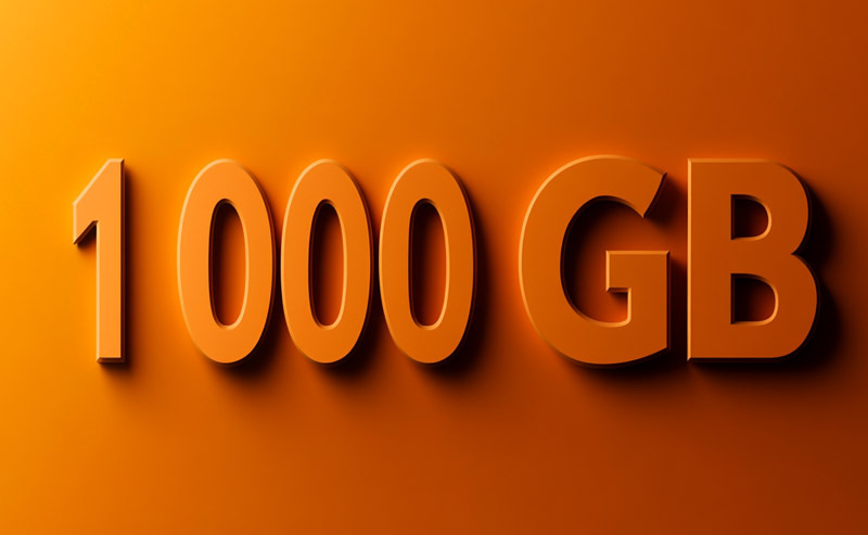 1000 GB od Orange