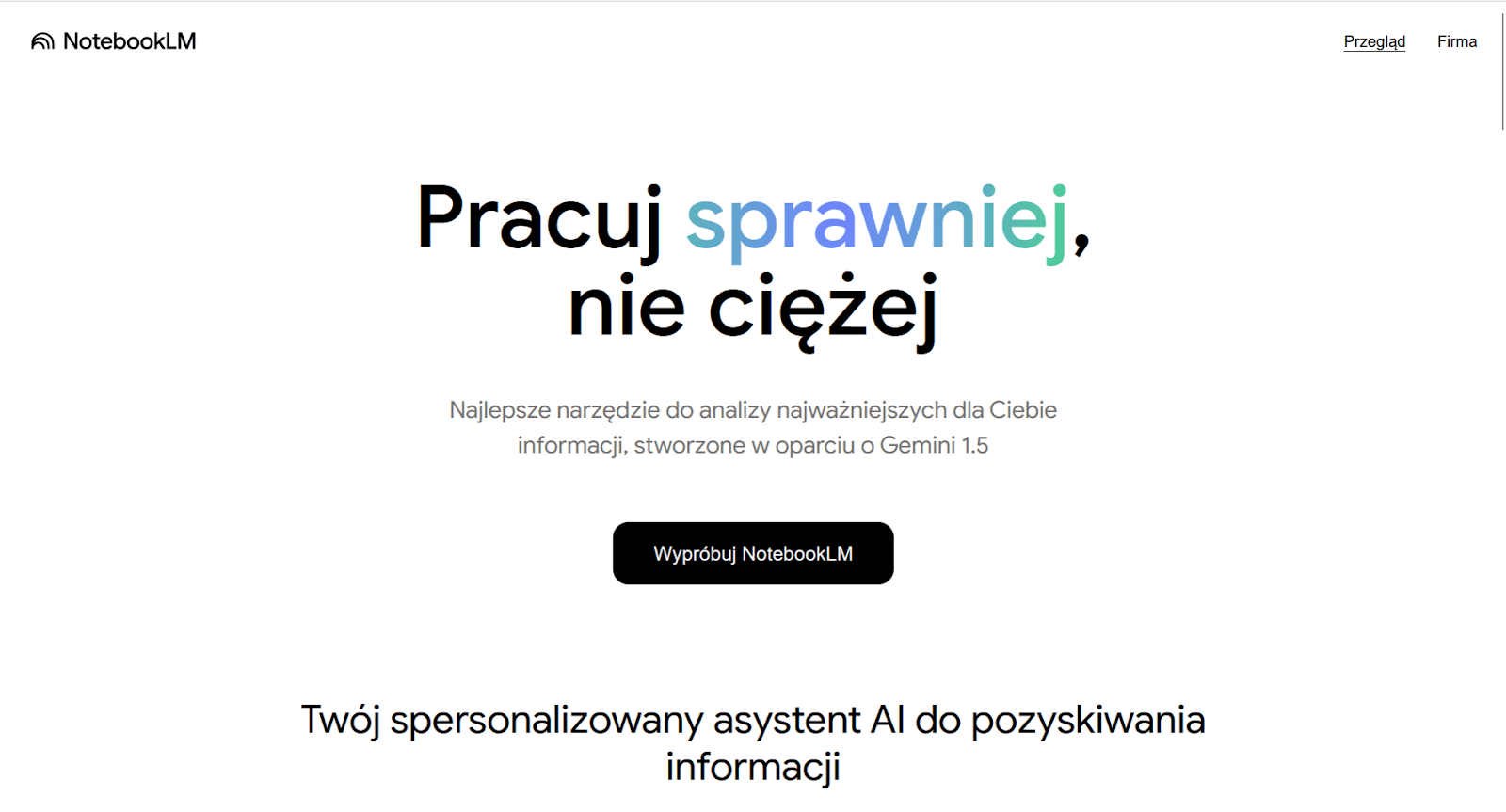 To nowe narzędzie Google jest PRZEPOTĘŻNE, a mało kto o nim wie – NotebookLM