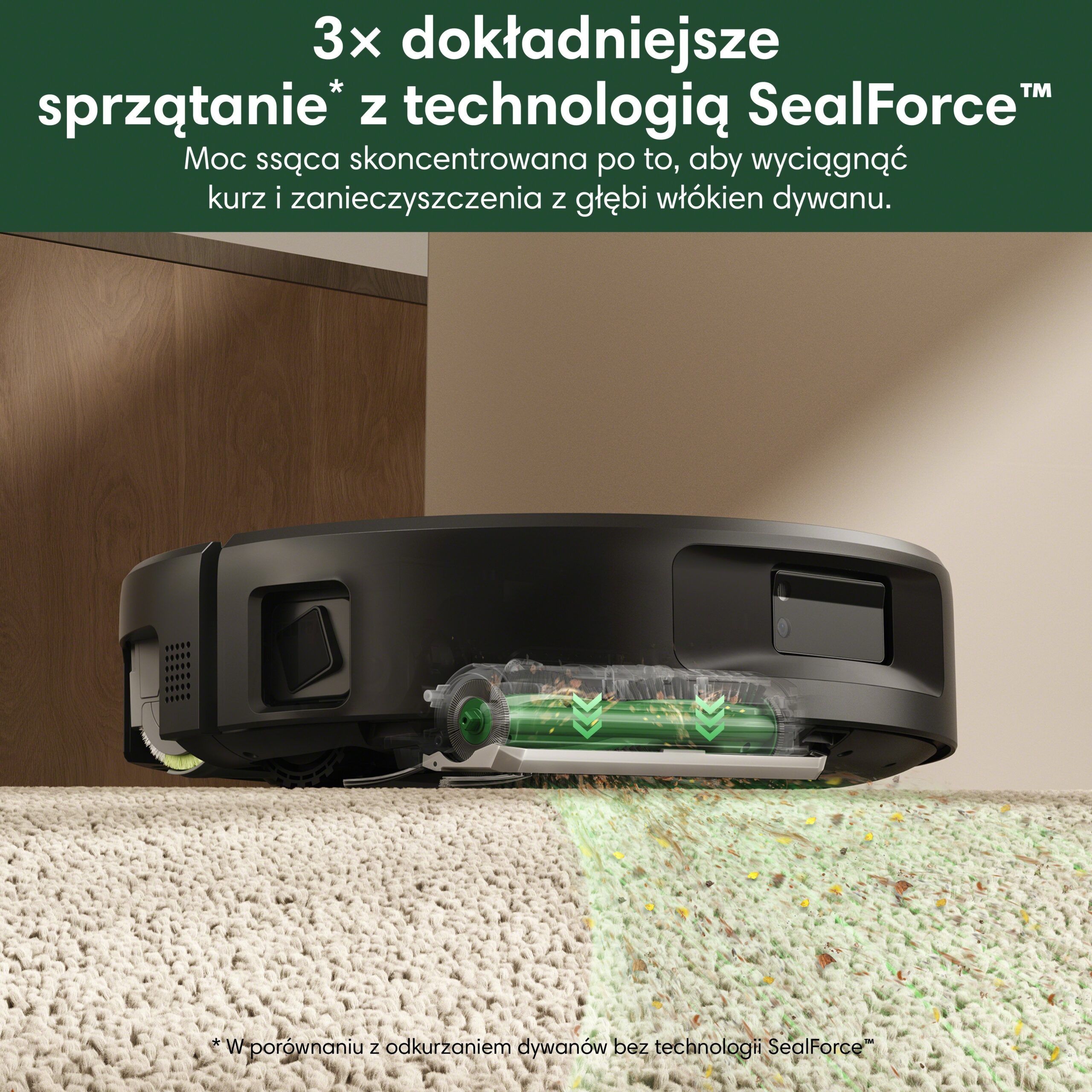 iRobot Roomba Max 876 Combo - technologia SealForce