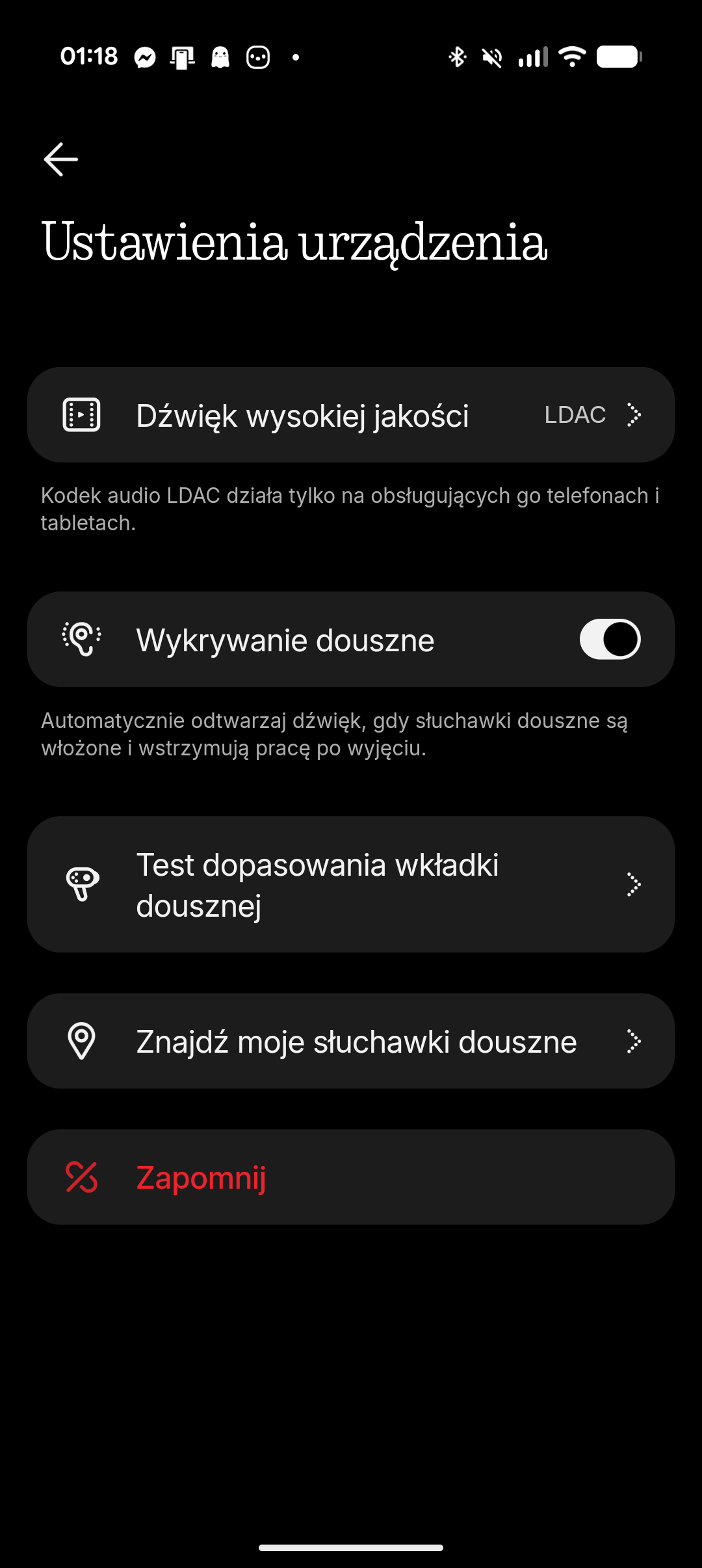 Aplikacja Nothing X