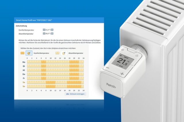 inteligentny termostat - podgląd profilu smart home