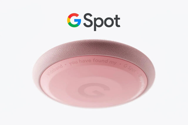 Koncepcyjny projekt wizualizujący Google G-Spot lub projekt Grogu