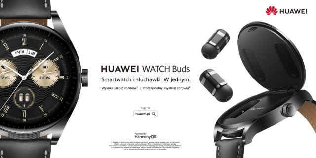 HUAWEI WATCH Buds smartwatch i słuchawki
