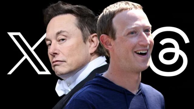 Musk vs Zuckerberg - Twitter/X vs Threads