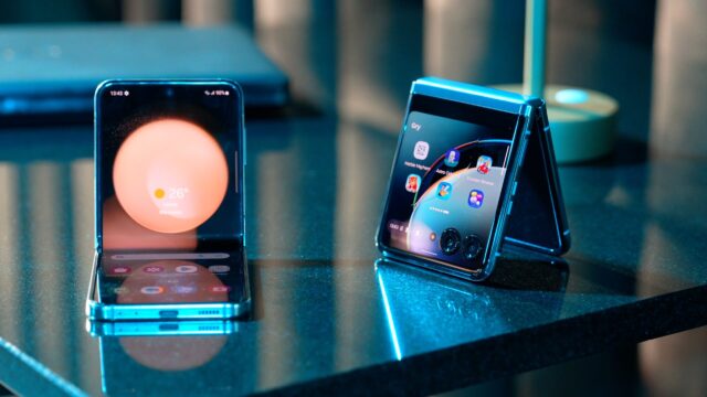 Samsung Galaxy Z Flip 5 vs Motorola razr 40 Ultra - ekrany